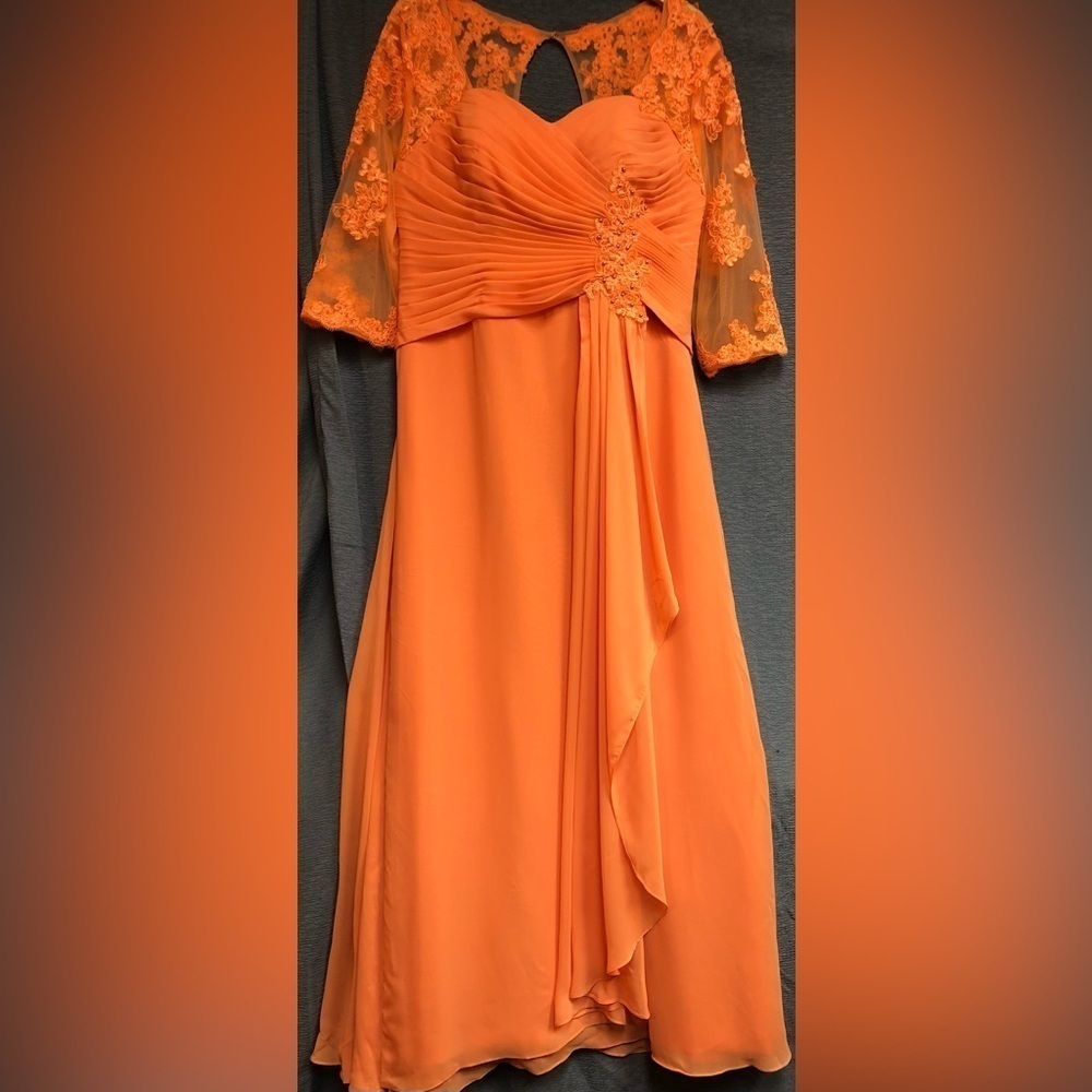 Jaeden Make you pretty more no size, orange, formal wedding gown